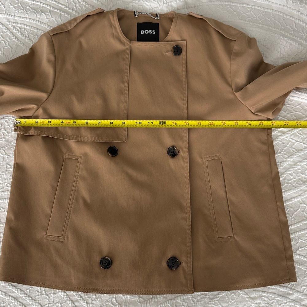 Boss Women’s Cropped Trench EU36/ US4 - Picture 10 of 13